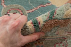 Hand knotted heirloom rug