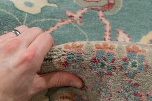 Hand knotted heirloom rug