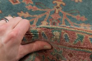 Hand knotted heirloom rug