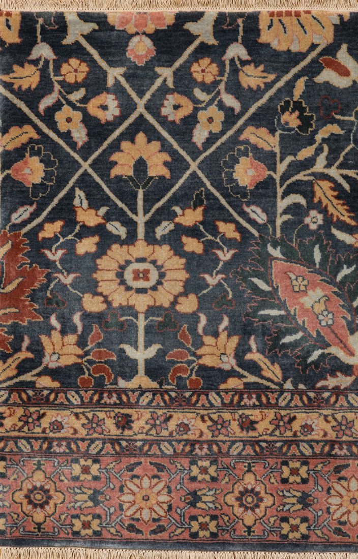 Hand knotted heirloom rug