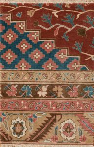 Hand knotted heirloom rug