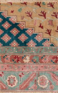 Hand knotted heirloom rug