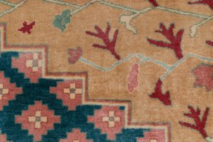 Hand knotted heirloom rug