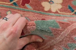 Hand knotted heirloom rug