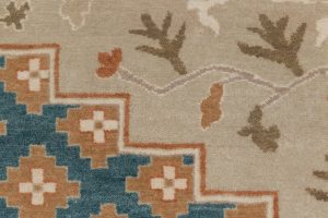 Hand knotted heirloom rug