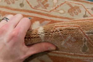 Hand knotted heirloom rug