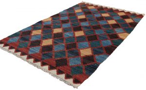 52107_BTR033A-Mogoli_Kilim_Natural_Dyed_Wool_Handwoven_Rug-3'7''x5'4''-Afghanistan-2