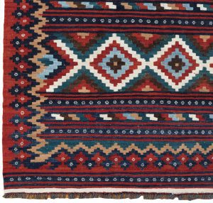 52108_BTR033A-Mogoli_Kilim_Natural_Dyed_Wool_Handwoven_Rug-5'0''x6'8''-Afghanistan-1-Border