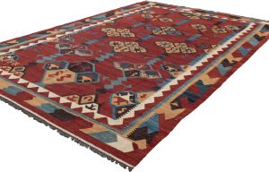 52110_BTR033A-Mogoli_Kilim_Natural_Dyed_Wool_Handwoven_Rug-6'4''x9'2''-Afghanistan-2