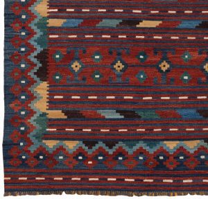 52111_BTR033A-Mogoli_Kilim_Natural_Dyed_Wool_Handwoven_Rug-6'1''x9'2''-Afghanistan-1-Border