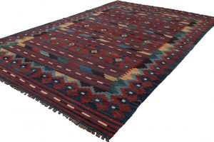 52111_BTR033A-Mogoli_Kilim_Natural_Dyed_Wool_Handwoven_Rug-6'1''x9'2''-Afghanistan-2