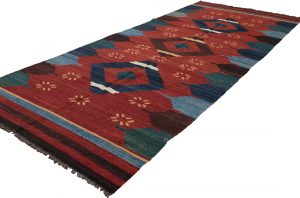 52114_BTR033A-Mogoli_Kilim_Natural_Dyed_Wool_Handwoven_Rug-4'1''x10'0''-Afghanistan-2