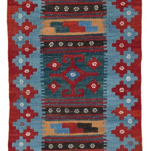 52115_BTR033A-Mogoli_Kilim_Natural_Dyed_Wool_Handwoven_Rug-2'1''x6'6''-Afghanistan-1-Center