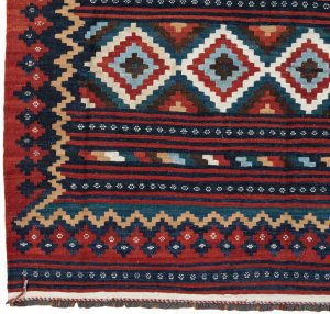 52116_BTR033A-Mogoli_Kilim_Natural_Dyed_Wool_Handwoven_Rug-5'1''x7'0''-Afghanistan-1-Border
