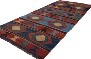 52124_BTR033A-Mogoli_Kilim_Natural_Dyed_Wool_Handwoven_Rug-3'8''x8'2''-Afghanistan-2