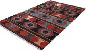 52126_BTR033A-Mogoli_Kilim_Natural_Dyed_Wool_Handwoven_Rug-3'5''x5'5''-Afghanistan-2