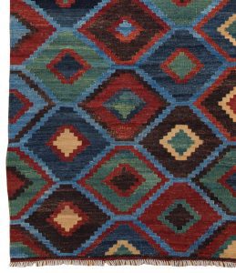 52127_BTR033A-Mogoli_Kilim_Natural_Dyed_Wool_Handwoven_Rug-3'5''x12'7''-Afghanistan-1-Border