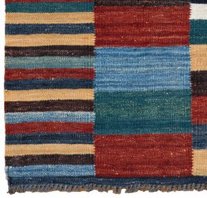 52129_BTR033A-Mogoli_Kilim_Natural_Dyed_Wool_Handwoven_Rug-2'0''x2'11''-Afghanistan-1-Border