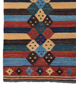 52138_BTR033A-Mogoli_Kilim_Natural_Dyed_Wool_Handwoven_Rug-2'9''x8'1''-Afghanistan-1-Border