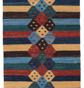 52138_BTR033A-Mogoli_Kilim_Natural_Dyed_Wool_Handwoven_Rug-2'9''x8'1''-Afghanistan-1-Center