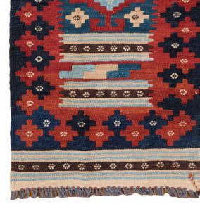 52139_BTR033A-Mogoli_Kilim_Natural_Dyed_Wool_Handwoven_Rug-2'1''x6'8''-Afghanistan-1-Border