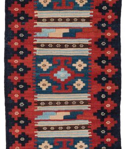 52139_BTR033A-Mogoli_Kilim_Natural_Dyed_Wool_Handwoven_Rug-2'1''x6'8''-Afghanistan-1-Center