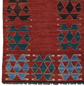 52140_BTR033A-Mogoli_Kilim_Natural_Dyed_Wool_Handwoven_Rug-3'5''x9'10''-Afghanistan-1-Border
