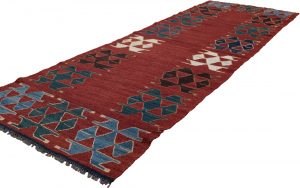 52140_BTR033A-Mogoli_Kilim_Natural_Dyed_Wool_Handwoven_Rug-3'5''x9'10''-Afghanistan-2