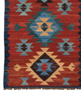 52142_BTR033A-Mogoli_Kilim_Natural_Dyed_Wool_Handwoven_Rug-3'5''x10'0''-Afghanistan-1-Border
