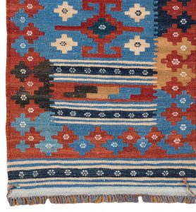 52147_BTR033A-Mogoli_Kilim_Natural_Dyed_Wool_Handwoven_Rug-2'3''x6'8''-Afghanistan-1-Border