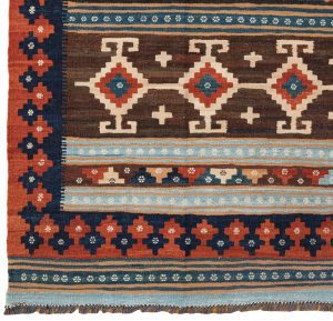 52156_BTR033A-Mogoli_Kilim_Natural_Dyed_Wool_Handwoven_Rug-5'1''x6'9''-Afghanistan-1-Border