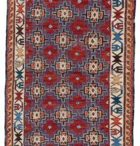 52167_BTR033I-Larhabi_Soumak_Natural_Dyed_Wool_Handwoven_Rug-2'9''x9'8''-Afghanistan-1-Center