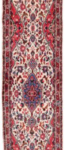 20803-Persian_Dergazine_Semi-Antique_Handwoven_Rug-2'10''x19'4''-Iran-1-Center