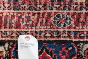 20803-Persian_Dergazine_Semi-Antique_Handwoven_Rug-2'10''x19'4''-Iran-7
