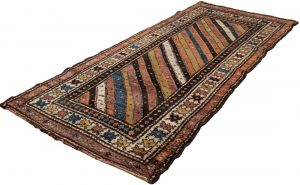 Persian Kurd Diagonal Stripes Rug