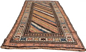 Persian Kurd Diagonal Stripes Rug