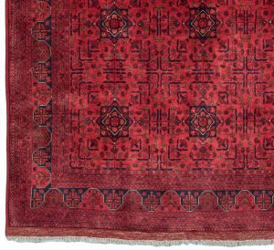 32741-Super_Fine_Turkmen_Afghan_Wool_Rug-5'0''x6'7''-Afghanistan-1-Border
