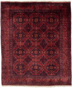 Fine Turkmen Handwoven Afghan Rug