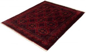 Fine Turkmen Handwoven Afghan Rug