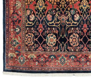 33613-Persian_Bidjar_Fine_Ultimate_Village_Rug-5'0''x6'8''-Iran-1-Border