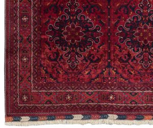 35846-Super_Fine_Turkmen_Afghan_Wool_Rug-4'10''x6'0''-Afghanistan-1-Border