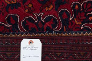 35846-Super_Fine_Turkmen_Afghan_Wool_Rug-4'10''x6'0''-Afghanistan-9