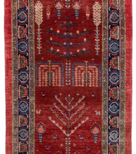 36906-Persian_Khamsehbaf_Ultimate_Village_Rug-2'9''x8'2''-Iran-1-Center