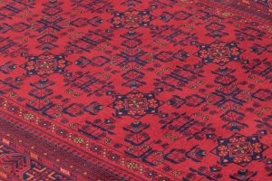 37183-Very_Fine_Turkmen_Afghan_Wool_Rug-5'0''x6'4''-Afghanistan-4