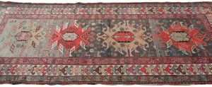 37670-Antique_Daghestan_Runner_Rug-3'10''x9'5''-Caucasus-6