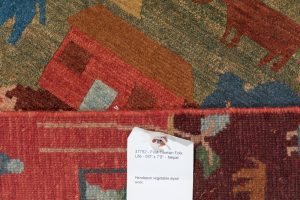 37752-Fine_Tibetan_Folklife_Vegetable_Dyed_Wool_Rug-5'0''x7'9''-Nepal-10