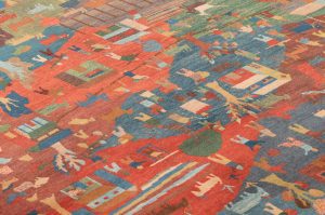 37752-Fine_Tibetan_Folklife_Vegetable_Dyed_Wool_Rug-5'0''x7'9''-Nepal-4