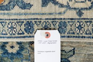 37922-Luxe_Tribal_Monochromatic_Serapi_Wool_Short_Runner_Rug-3'2''x6'2''-Afghanistan-9
