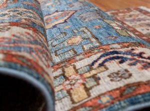 42375-Shahsavan_Blue_Short_Runner_Rug-2'8''x5'10''-Afghanistan-12