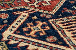 47878_NVA539A-Antique_Reproduction_Fine_Akstafa_Wool_Rug-4'0''x9'5''-Afghanistan-5